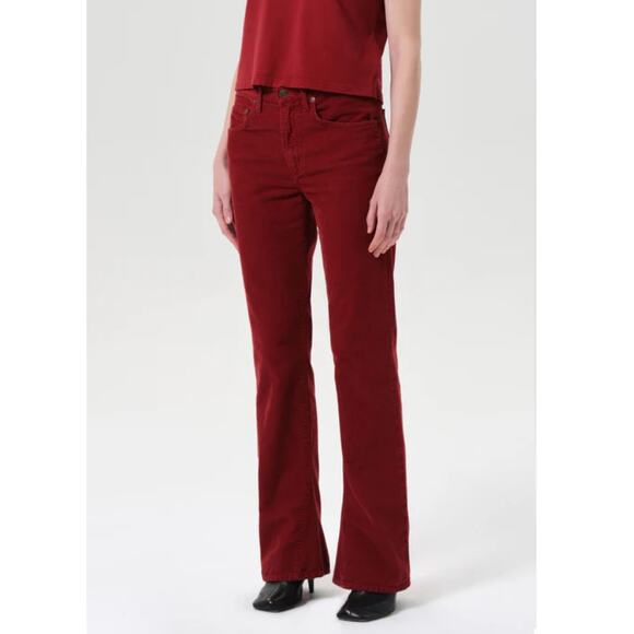 Agolde Brick Corduroy Mid Rise Kick Boot Jeans Size 27 - Picture 13 of 13